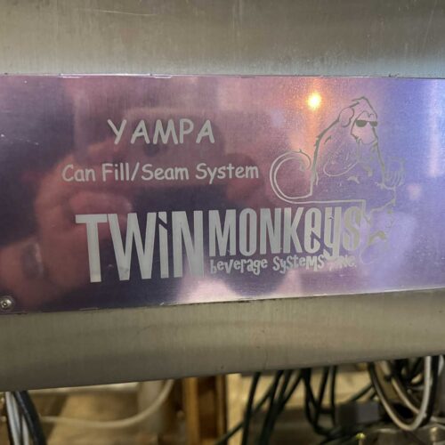 Yampa Twin Monkey Beverage Systems Table Top Semi-Automatic Can Fill and Seam System