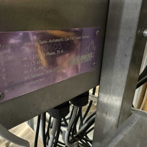 Yampa Twin Monkey Beverage Systems Table Top Semi-Automatic Can Fill and Seam System