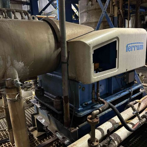 Complete NaCl / Sodium Chloride Crystallization System, 117 GPM MVR Evaporation, 27 F BPE with Vessels, Heat Exchangers, Pumps, Etc.