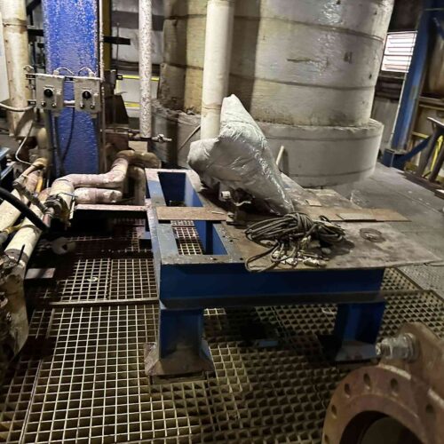 Complete NaCl / Sodium Chloride Crystallization System, 117 GPM MVR Evaporation, 27 F BPE with Vessels, Heat Exchangers, Pumps, Etc.