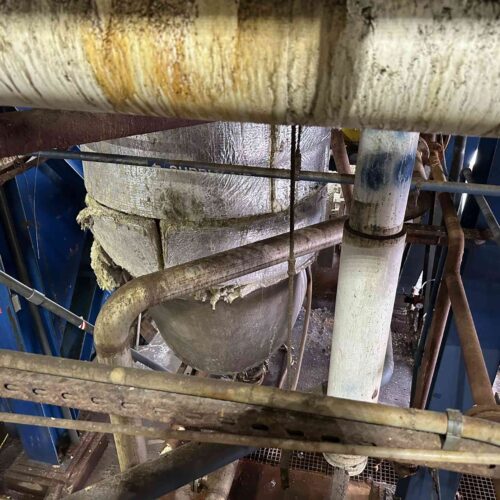 Complete NaCl / Sodium Chloride Crystallization System, 117 GPM MVR Evaporation, 27 F BPE with Vessels, Heat Exchangers, Pumps, Etc.