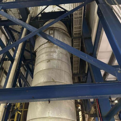 Complete NaCl / Sodium Chloride Crystallization System, 117 GPM MVR Evaporation, 27 F BPE with Vessels, Heat Exchangers, Pumps, Etc.