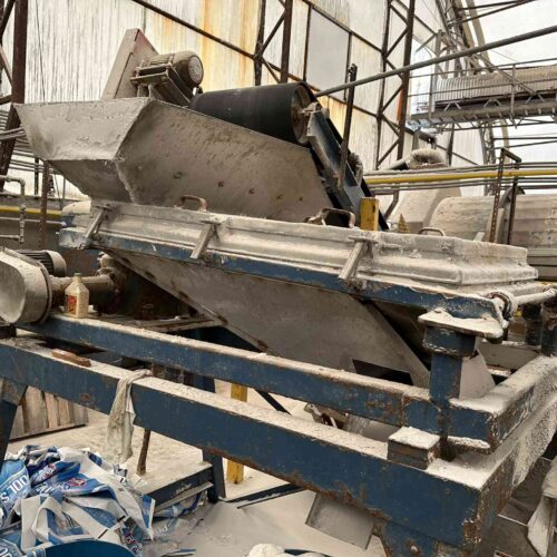 Complete Salt Bulk Packaging Line for Manufacturing 40 Lbs. Bags of Pool Salt with Dryer, Filler, Screener, Conveyors, Etc.