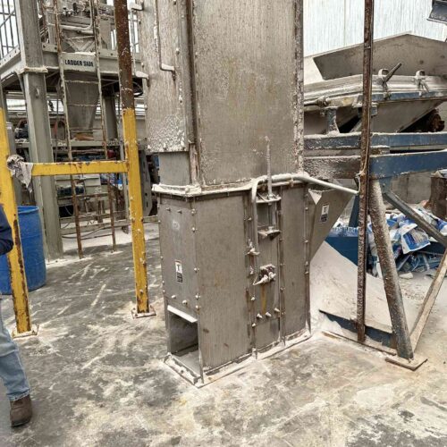 Complete Salt Bulk Packaging Line for Manufacturing 40 Lbs. Bags of Pool Salt with Dryer, Filler, Screener, Conveyors, Etc.