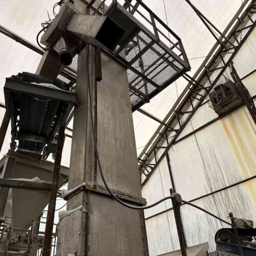 Complete Salt Bulk Packaging Line for Manufacturing 40 Lbs. Bags of Pool Salt with Dryer, Filler, Screener, Conveyors, Etc.