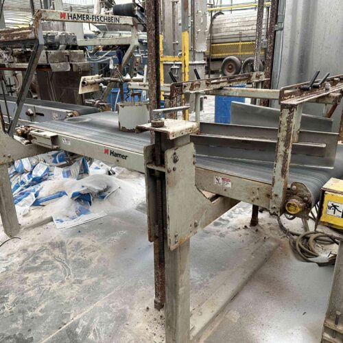 Complete Salt Bulk Packaging Line for Manufacturing 40 Lbs. Bags of Pool Salt with Dryer, Filler, Screener, Conveyors, Etc.