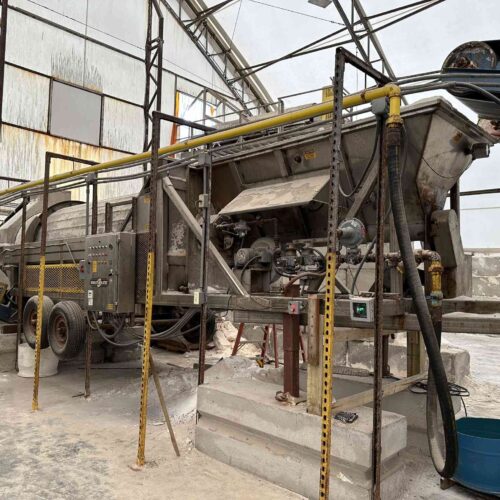 Complete Salt Bulk Packaging Line for Manufacturing 40 Lbs. Bags of Pool Salt with Dryer, Filler, Screener, Conveyors, Etc.