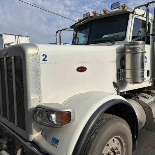 2012 Peterbilt Model 338 Vacuum Tractor, Tri Axle, Day Cab, With Brine Tank and NVE Vacuum Unit