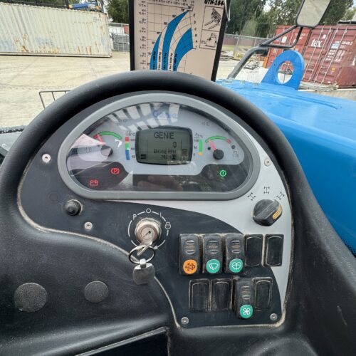 Genie Model GTH1544 15,000 Pound Maximum Lift Capacity Telehandler Telescopic Forklift With Long Reach Attachment