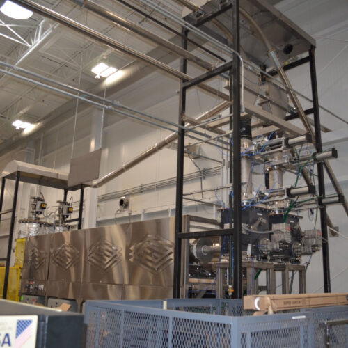 Complete Pyrolysis Thermal Decomposition System with Feeder, Heaters, Cyclones, Thermal Oxidizer, Etc.