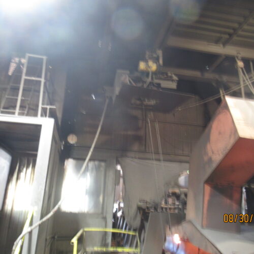 Pre-Heating System Including 5000 Pound Capacity Hopper, Pre-Heater, 5-Ton Melting Furnaces, Monorails, Etc.