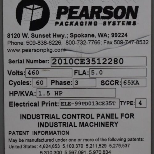 Pearson Model CE35T 35 CPM Case Erector / Taper