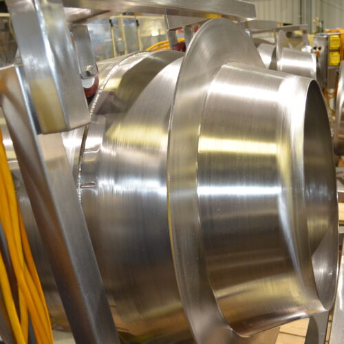 S/S 30 in Diameter x 43 in L Soft Flight Seasoning Drum w/ Adjustable Pitch