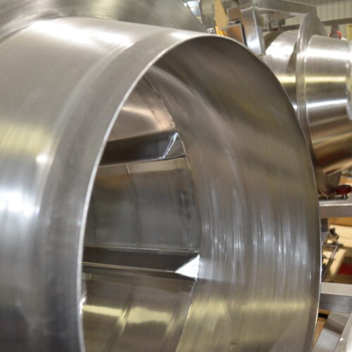 S/S 30 in Diameter x 43 in L Soft Flight Seasoning Drum w/ Adjustable Pitch