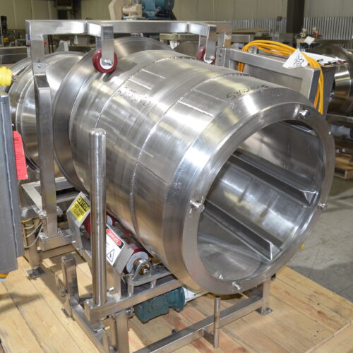 S/S 30 in Diameter x 43 in L Soft Flight Seasoning Drum w/ Adjustable Pitch