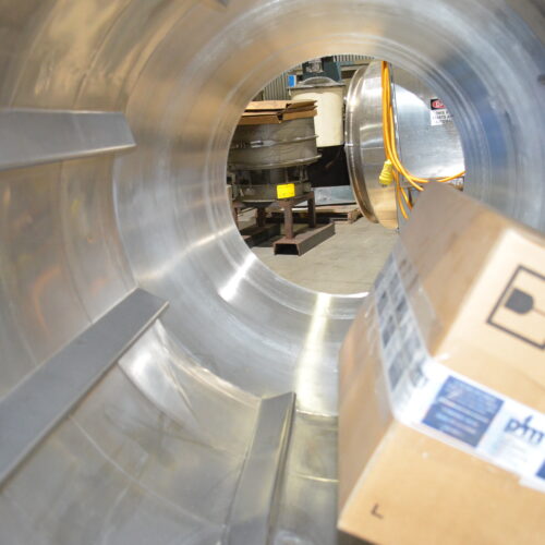 S/S 30 in Diameter x 43 in L Soft Flight Seasoning Drum w/ Adjustable Pitch