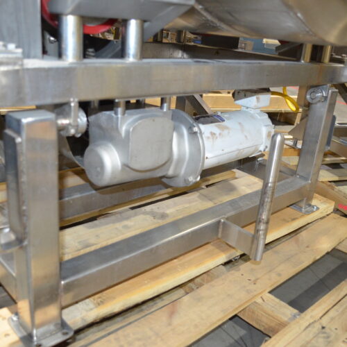 S/S 30 in Diameter x 43 in L Soft Flight Seasoning Drum w/ Adjustable Pitch