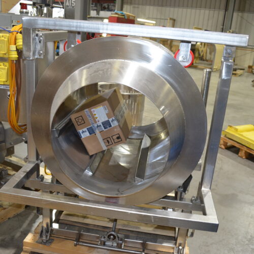 S/S 30 in Diameter x 43 in L Soft Flight Seasoning Drum w/ Adjustable Pitch