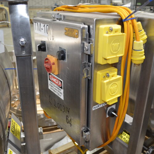 S/S 30 in Diameter x 43 in L Soft Flight Seasoning Drum w/ Adjustable Pitch