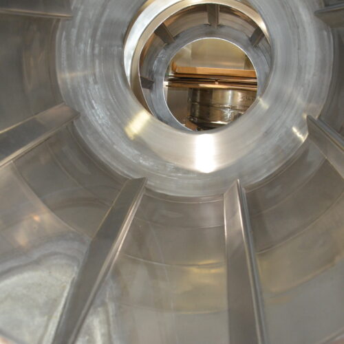 S/S 30 in Diameter x 43 in L Soft Flight Seasoning Drum w/ Adjustable Pitch