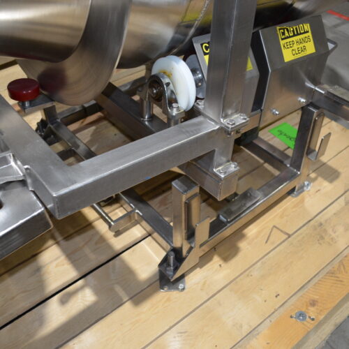 S/S 30 in Diameter x 43 in L Soft Flight Seasoning Drum w/ Adjustable Pitch