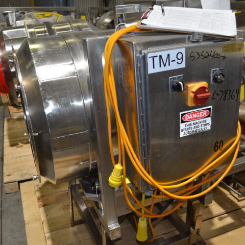 S/S 30 in Diameter x 43 in L Soft Flight Seasoning Drum w/ Adjustable Pitch