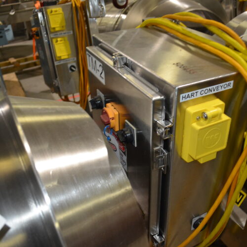 Spray Dynamics S/S 30 in Diameter x 43 in L Soft Flight Seasoning Drum w/ Adjustable Pitch