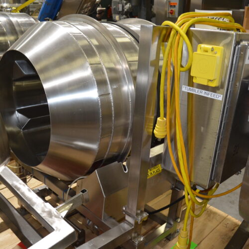 Spray Dynamics S/S 30 in Diameter x 43 in L Soft Flight Seasoning Drum w/ Adjustable Pitch