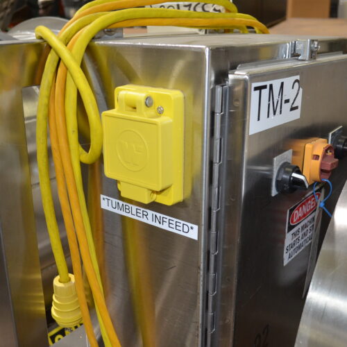 Spray Dynamics S/S 30 in Diameter x 43 in L Soft Flight Seasoning Drum w/ Adjustable Pitch