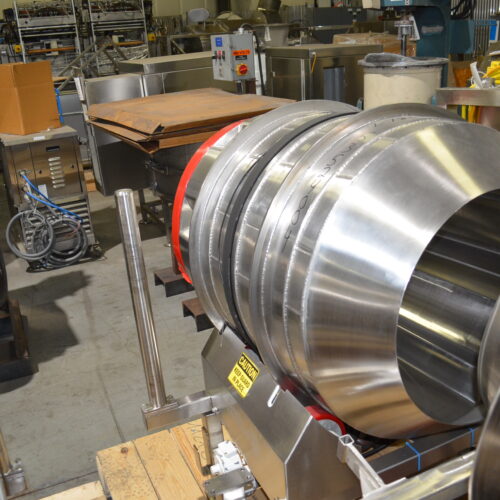 Spray Dynamics S/S 30 in Diameter x 43 in L Soft Flight Seasoning Drum w/ Adjustable Pitch