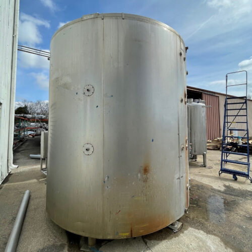 3,600 Walker Vertical S/S Jacketed Tank
