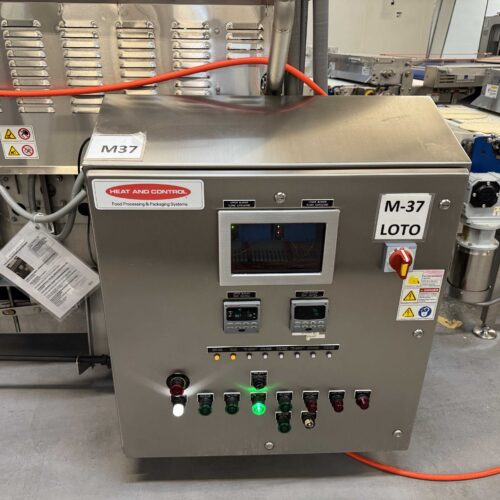 Heat and Control Model RB362 Stainless Steel Two Sided Rotary Brander with S/S Hood