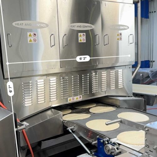 Heat and Control Model RB362 Stainless Steel Two Sided Rotary Brander with S/S Hood