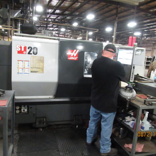 CNC Turning Center with Haas CNC Control, 8″ 3-Jaw Chuck