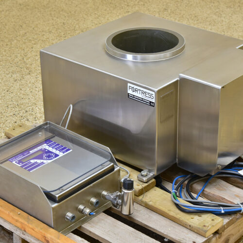 Fortress Stealth 9 Inch Diameter Stainless Steel Flow Through Metal Detector