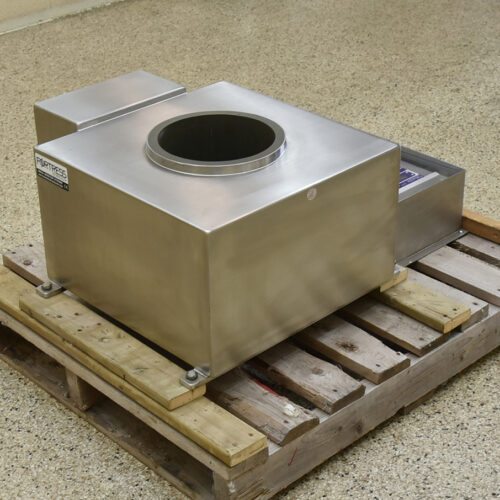 Fortress Stealth 9 Inch Diameter Stainless Steel Flow Through Metal Detector