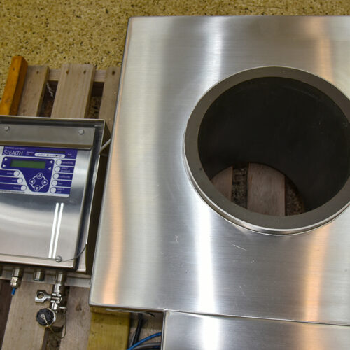 Fortress Stealth 9 Inch Diameter Stainless Steel Flow Through Metal Detector