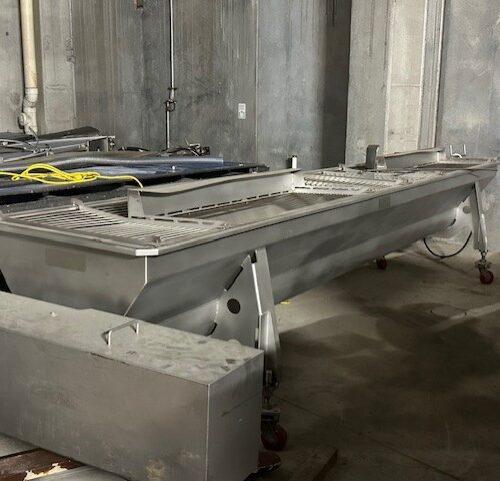Weiler 3′ x 20′ Stainless Steel Auger Conveyor