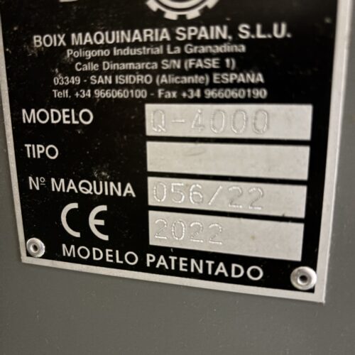 Boix Model Q4000 Automatic Hot Melt Cartoner