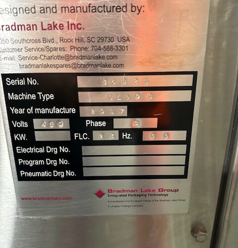 Bradman Lake Model SL903 S/S Cartoner