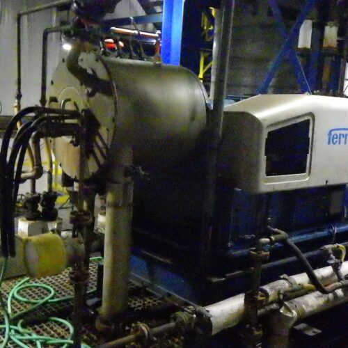 Complete NaCl / Sodium Chloride Crystallization System, 117 GPM MVR Evaporation, 27 F BPE with Vessels, Heat Exchangers, Pumps, Etc.