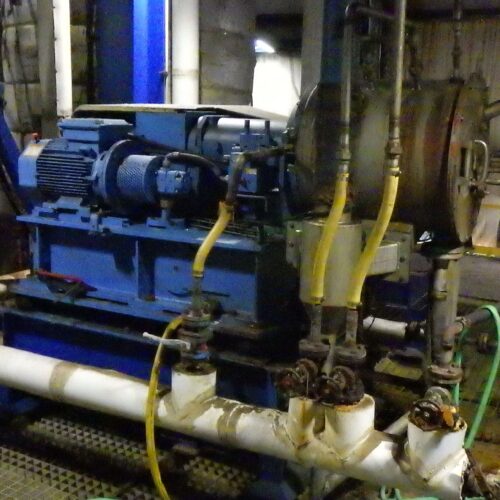 Complete NaCl / Sodium Chloride Crystallization System, 117 GPM MVR Evaporation, 27 F BPE with Vessels, Heat Exchangers, Pumps, Etc.