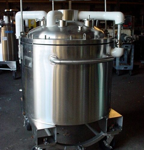 300 Liter Sartorius Stedim Biotech, Model CV-00000-0155 316L Stainless Steel Jacketed Tank