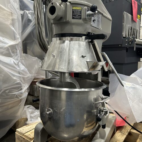 Globe Model SP20 20 Quart Planetary Mixer with Stainless Steel Bowl and Mixer Attachments