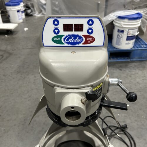 Globe Model SP20 20 Quart Planetary Mixer with Stainless Steel Bowl and Mixer Attachments