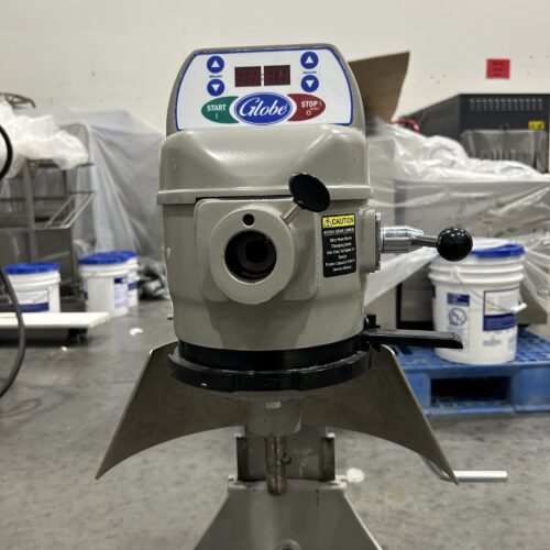 Globe Model SP20 20 Quart Planetary Mixer with Stainless Steel Bowl and Mixer Attachments
