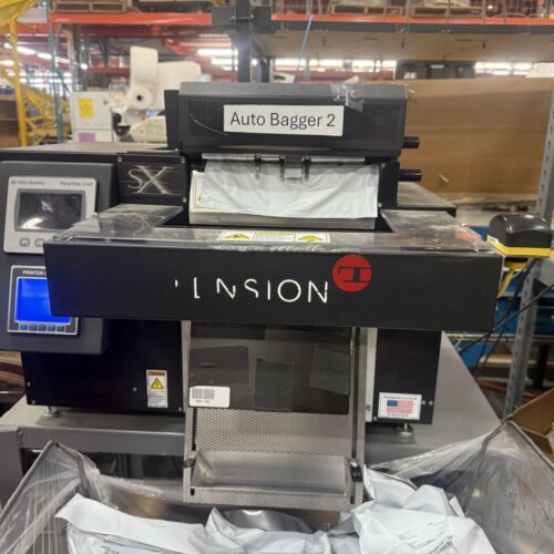 Sharp SX Color Touchscreen Control Panel; Touch Screen Commands; 6 in. Printhead; Auto-Rol™ Bag Tension System