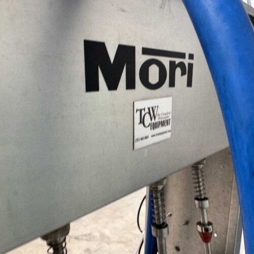 Mori Model Rigma CT/H 980 4-Spout Tabletop Stainless Steel Gravity Filler