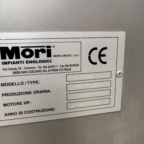 Mori Model Rigma CT/H 980 4-Spout Tabletop Stainless Steel Gravity Filler