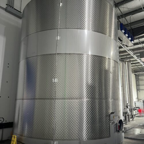 26,000 Gallon Westec S/S Vertical Jacketed Storage Tank